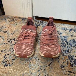 Adidas Pink Knit Sneakers